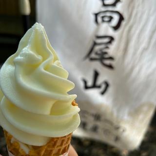 牛乳ソフトクリーム(権現茶屋)