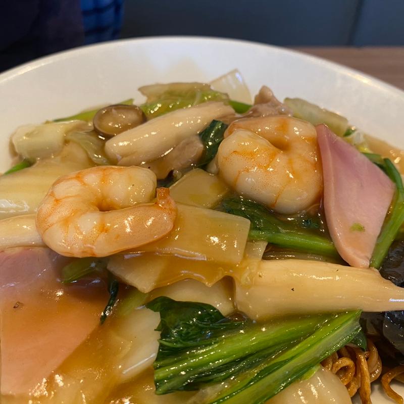 五目あんかけ焼きそば(口福吉祥 喜喜龍 （コウフクキッショウ シーロン）)