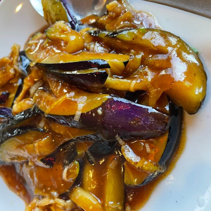 ナスと豚肉炒め(中国飯荘 山城)