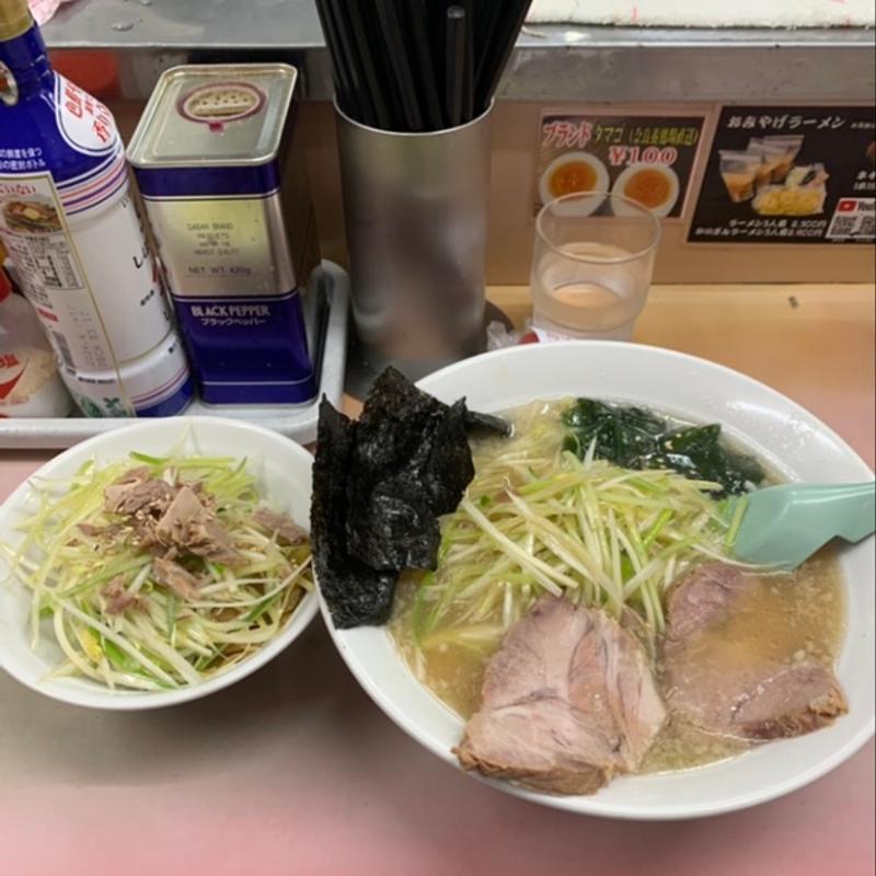 かいざんラーメンネギ丼付き(ラーメンかいざん 本店)