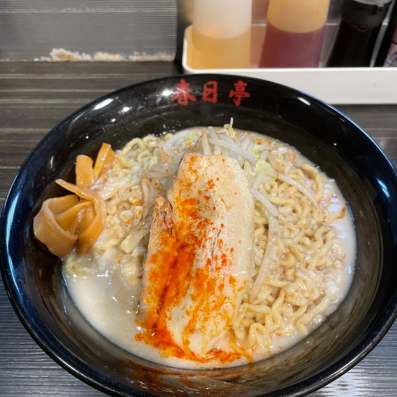 鳥豚油そば(油そば春日亭 明大前店)