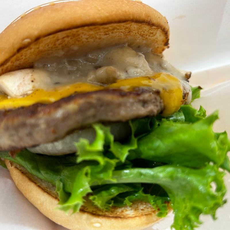 マッシュルームチーズバーガー(フレッシュネスバーガーセブンパークアリオ柏)