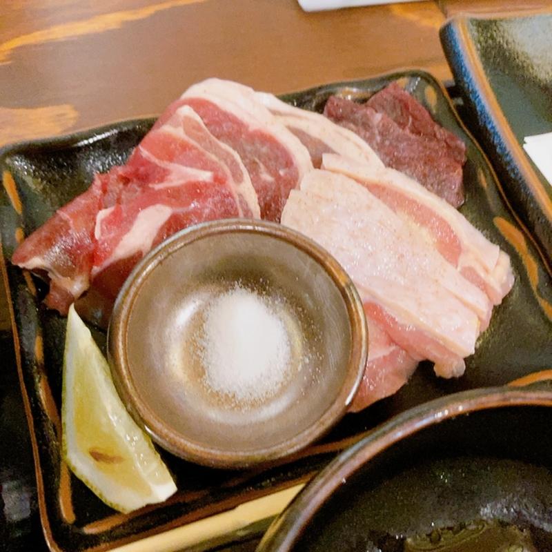 猪・鹿・赤鶏のグリル（里山の恵み御膳）(神楽門前湯治村)