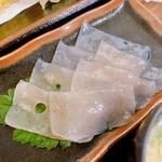 手作り蒟蒻の刺身（里山の恵み御膳）(神楽門前湯治村)