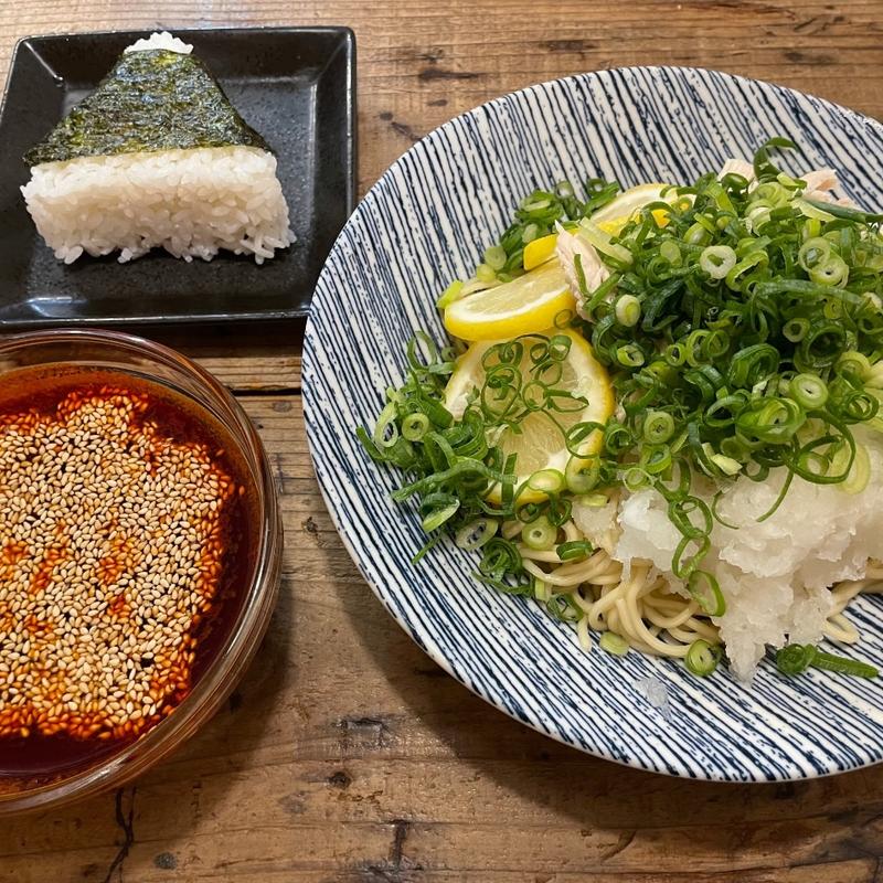 レモンおろしつけ麺(つけ麺 ひこ アサヒマチ)