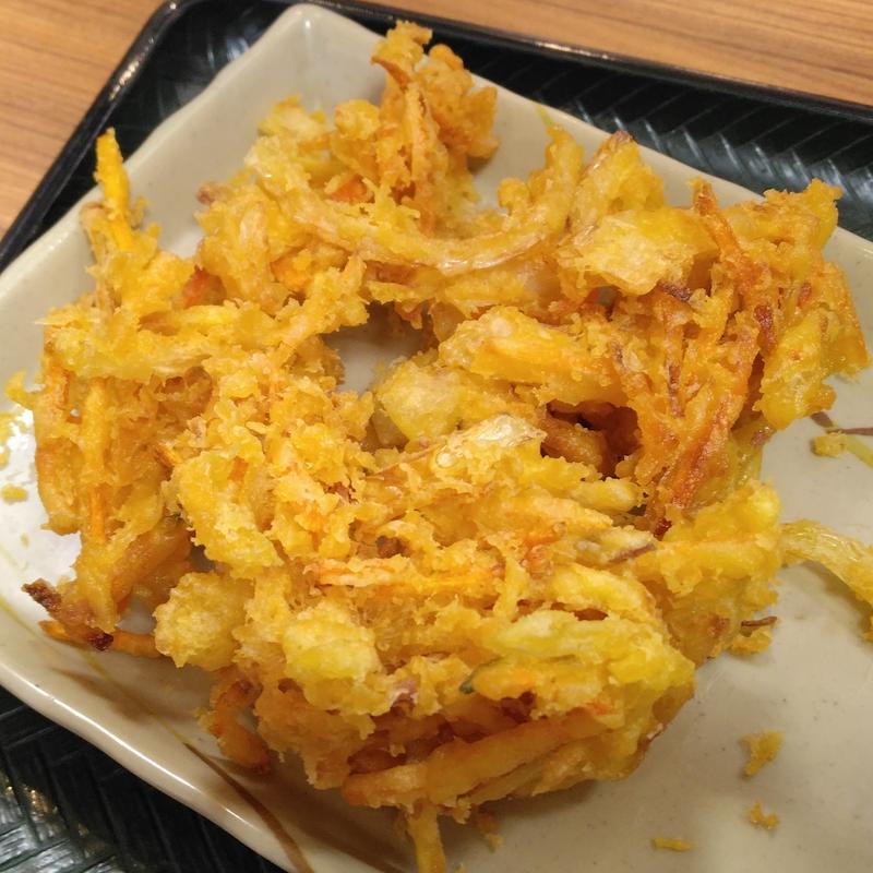 4種野菜のかき揚げ(はなまるうどん 仙台イービーンズ店)