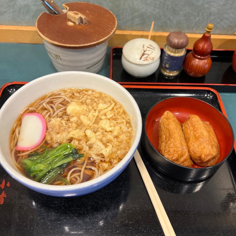 たぬきそば　いなり(小諸そば 竹芝店)