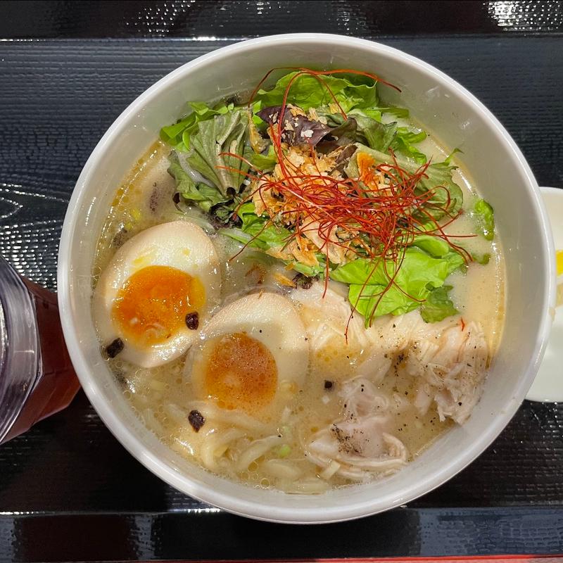 味玉鶏白湯塩そば　mozoワンダーシティ店(蔭山樓)