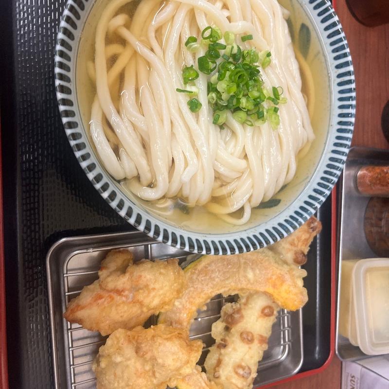 ひやあつうどん（大盛り）(讃岐うどん いわい )