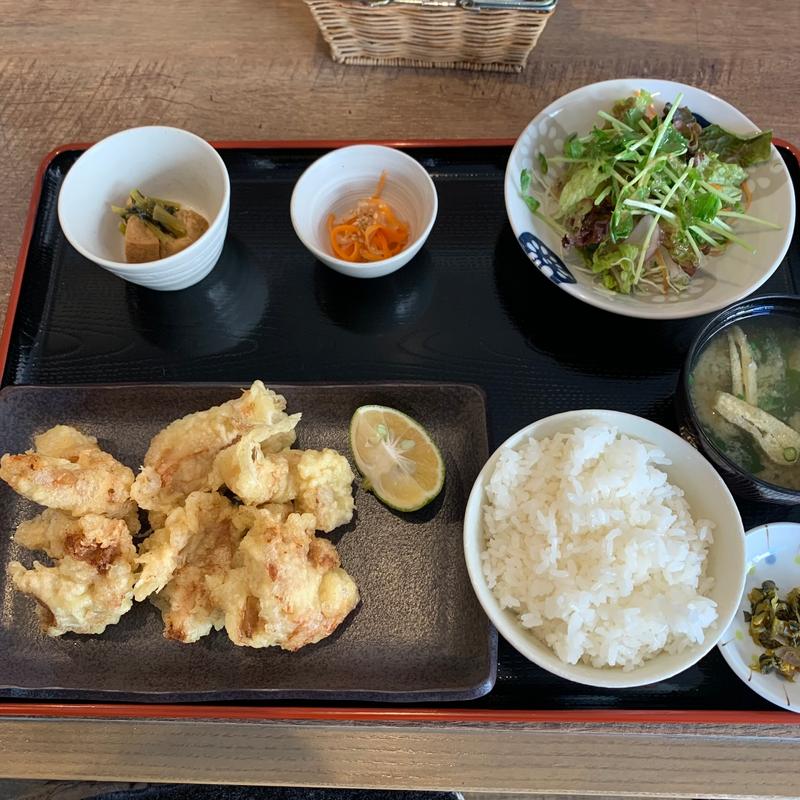 まやかしやオリジナルとり天定食(まやかしや )