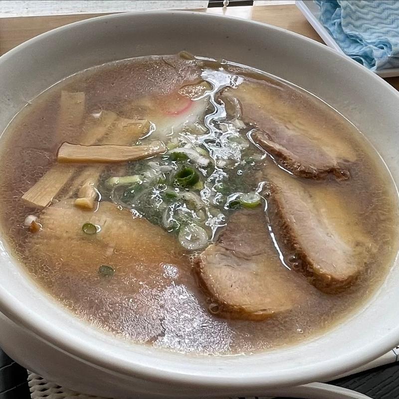 中華そばチャーシュートッピング(ふくふく丼丸 三郷早稲田通り店)