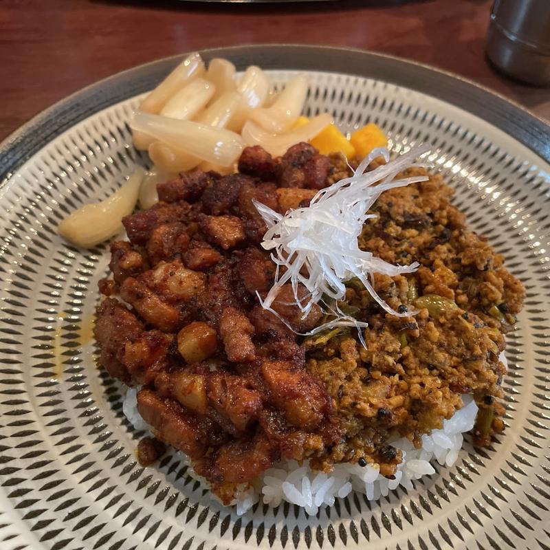 2種あいがけ(スパイスカリーて )