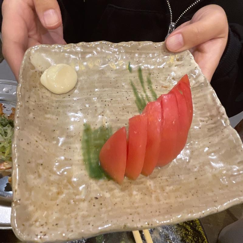 冷やしトマト(肉汁餃子製作所 食べ放題居酒屋 餃子のかっちゃん 今池店)