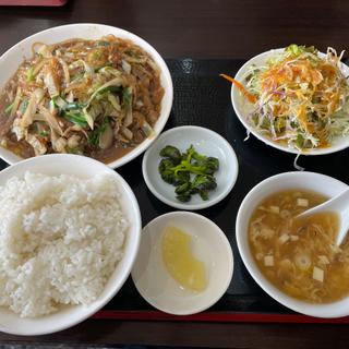 豚肉とキャベツと春雨炒め定食(台湾料理　四季紅 館林店 )