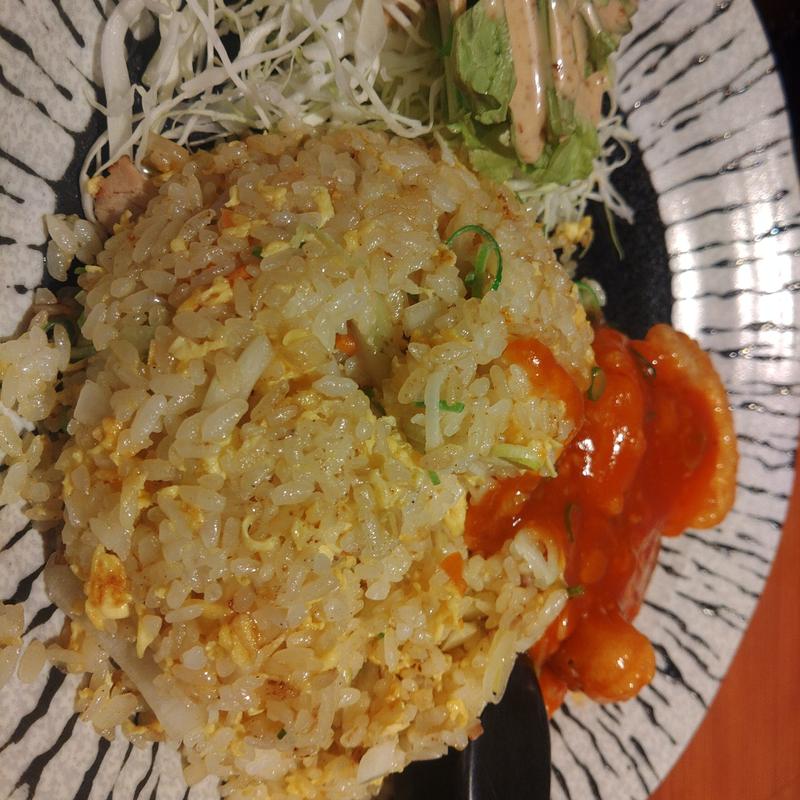 海老チリチャーハン(中華飯店　博多王将)