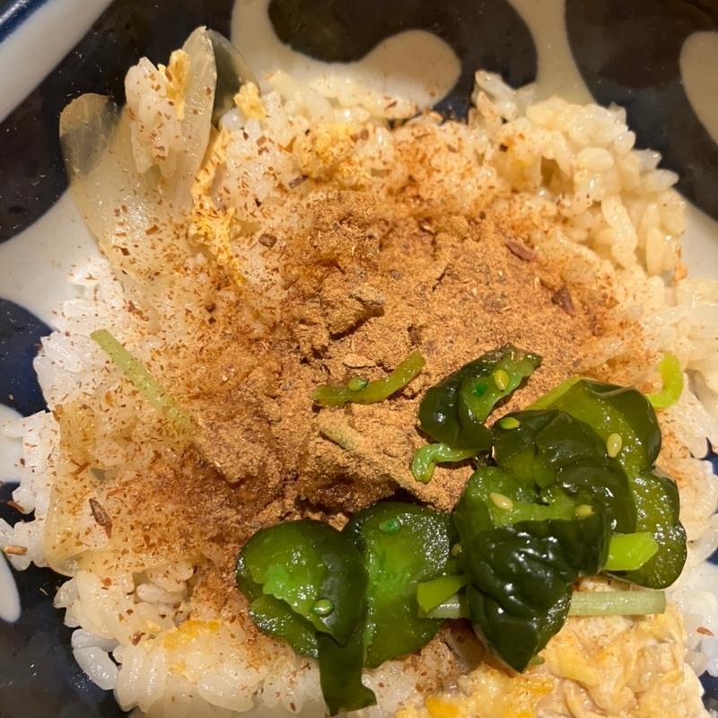 ライス（ふりかけのせ）(蕎麦切り くろ)