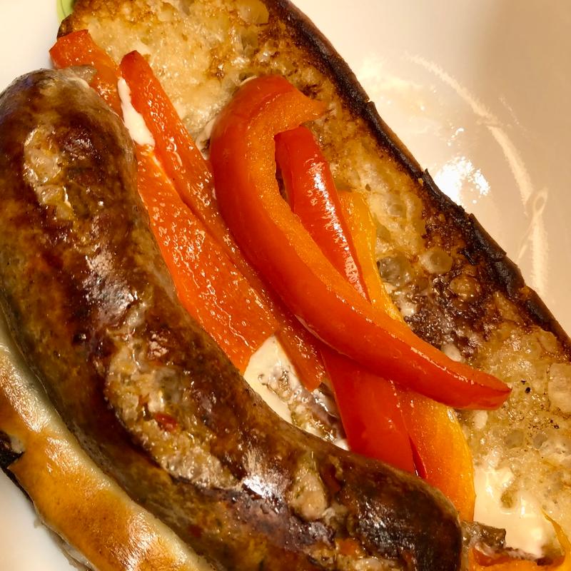 イタリアン・ソーセージHOTサンド(自宅)