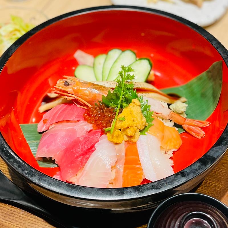 豪快！特上海鮮ちらし(魚力食堂 光が丘店)