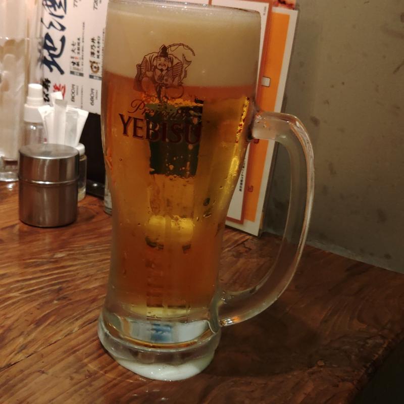 生ビール(とり家ゑび寿 青砥店)