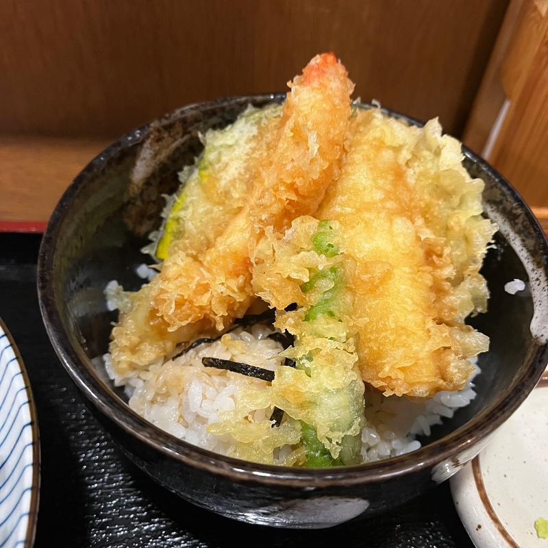 ミニ天丼(天ぷら食堂 満天)