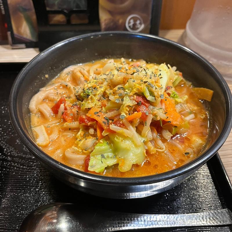 イタリアンちゃんぽんカレーうどん(カレーうどん 千吉 新宿甲州街道店)