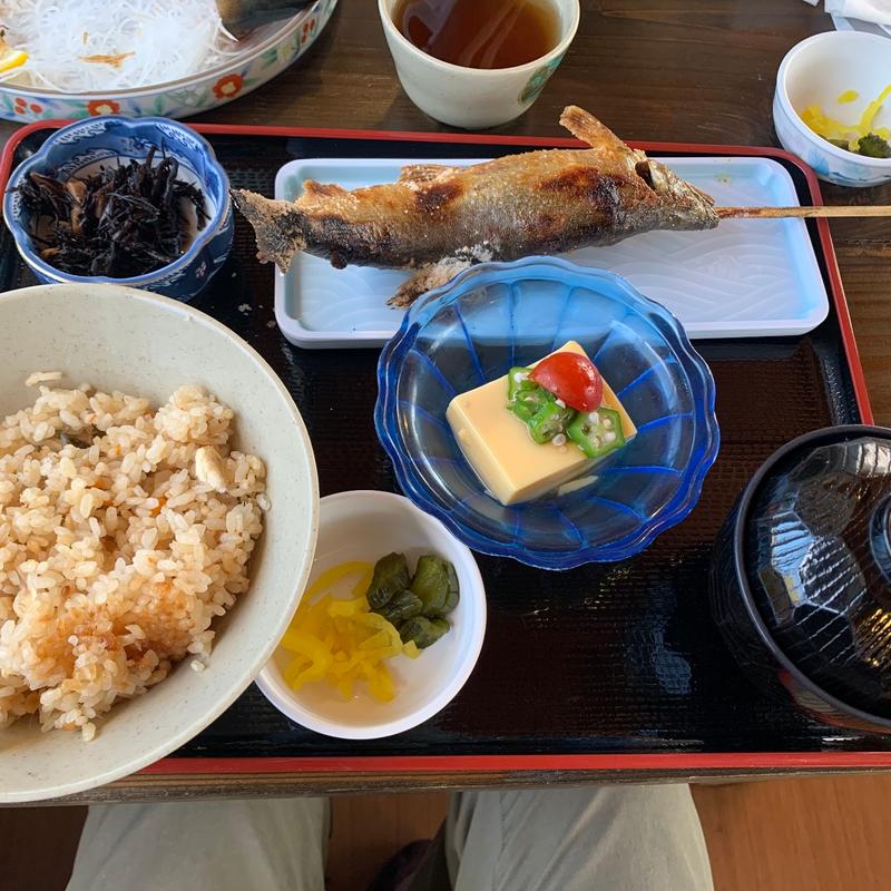 鮎定食(日田 鮎やな場 （ひた あゆやなば）)