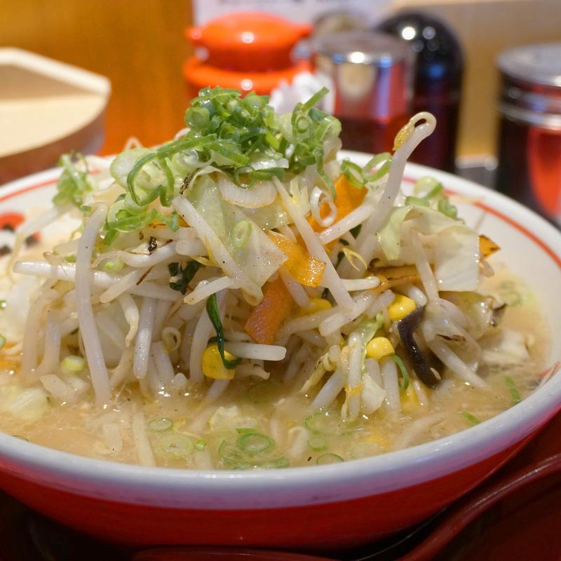 将軍野菜ラーメン(二代目 長浜将軍 那珂川本店)