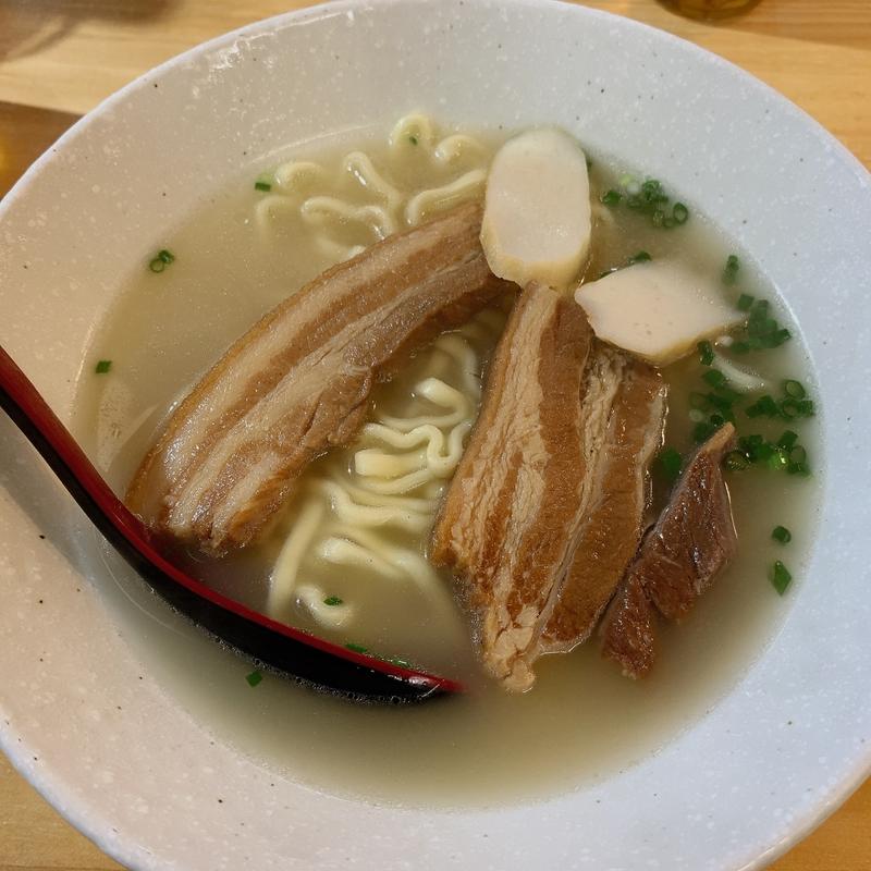 三枚肉そば(琉球麺屋かりゆしそば)