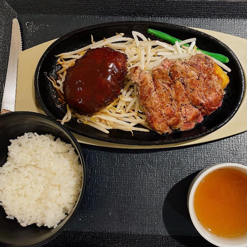 コンビニタケル(1ポンドのステーキハンバーグ タケル 阪急三番街店)
