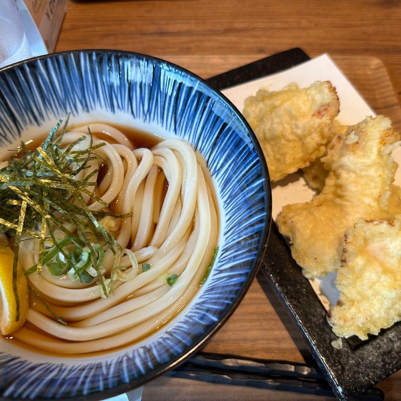 鶏竹天ぶっかけうどん(わがんせ 神保町)