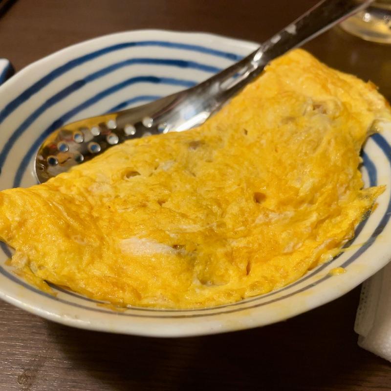 納豆オムレツ(立呑み晩杯屋 大井町)
