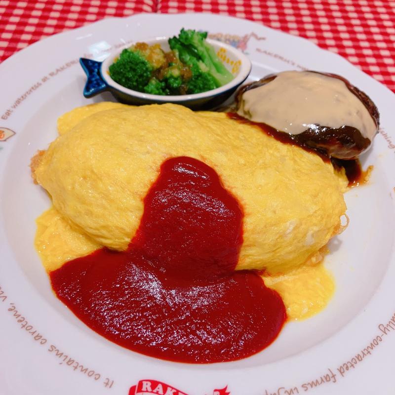 ラケルソースのハンバーグ&オムライス(ラケル グランエミオ所沢店)