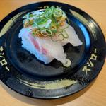 活〆真鯛のあんこう肝のせ(スシロー 八千代高津店)