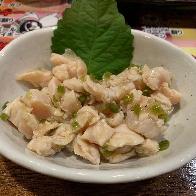 自慢のとりわさ(大衆居酒屋ブロッケン酒場)