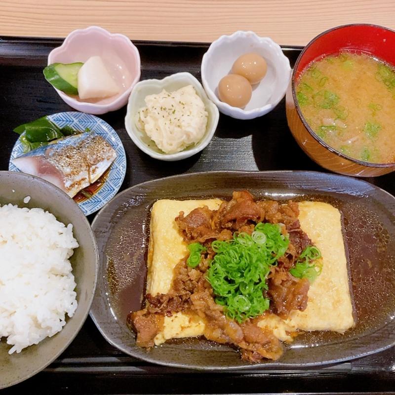 肉だし巻き定食(定食×居酒屋「よりどころ」)