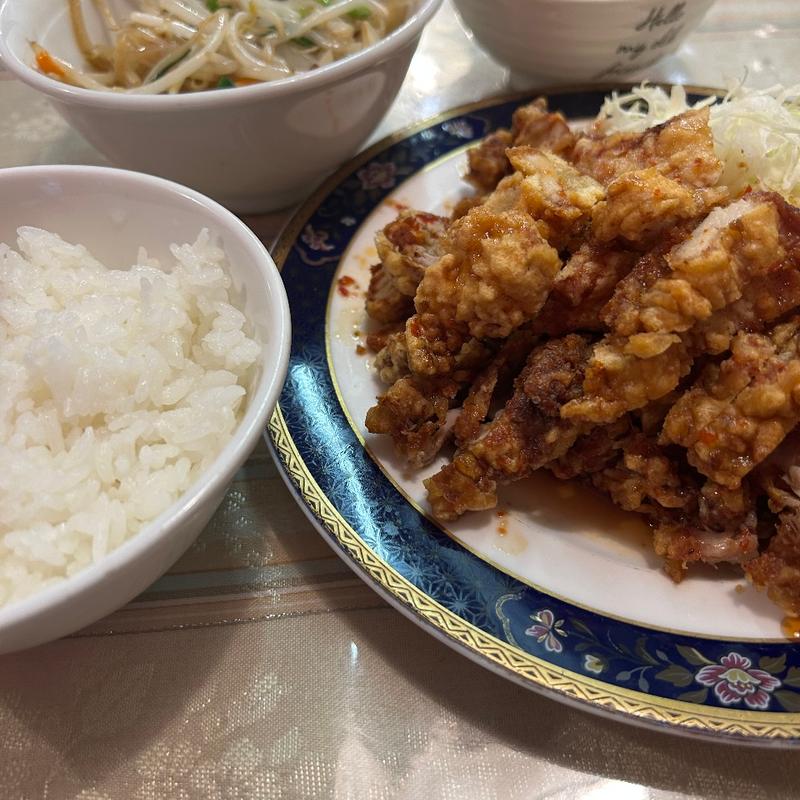 油淋鶏定食(中華料理 吉星)