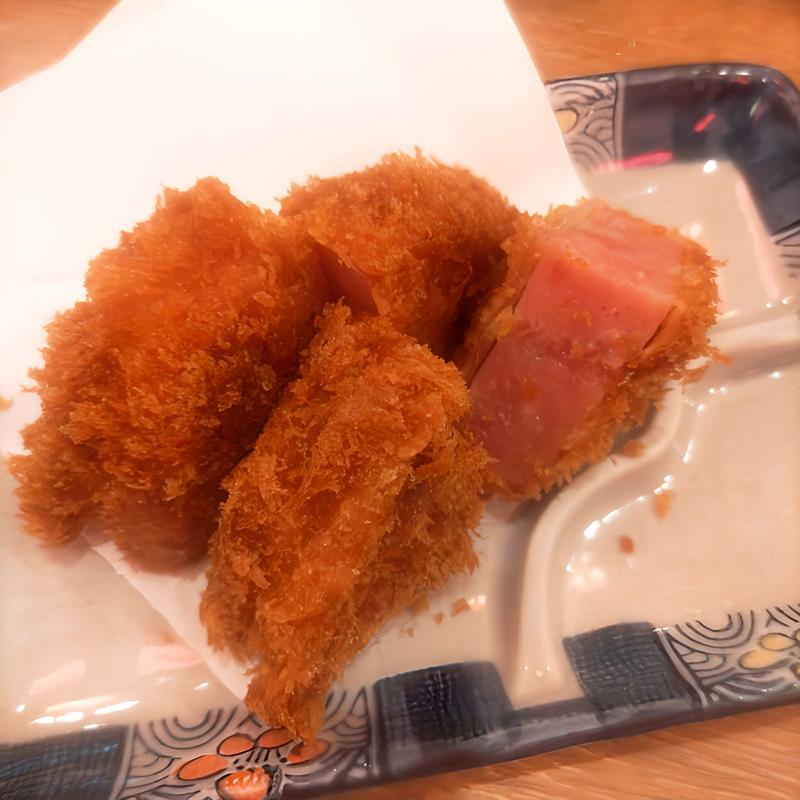 厚切りハムカツ(鳥平ちゃん 蒲田東口店)