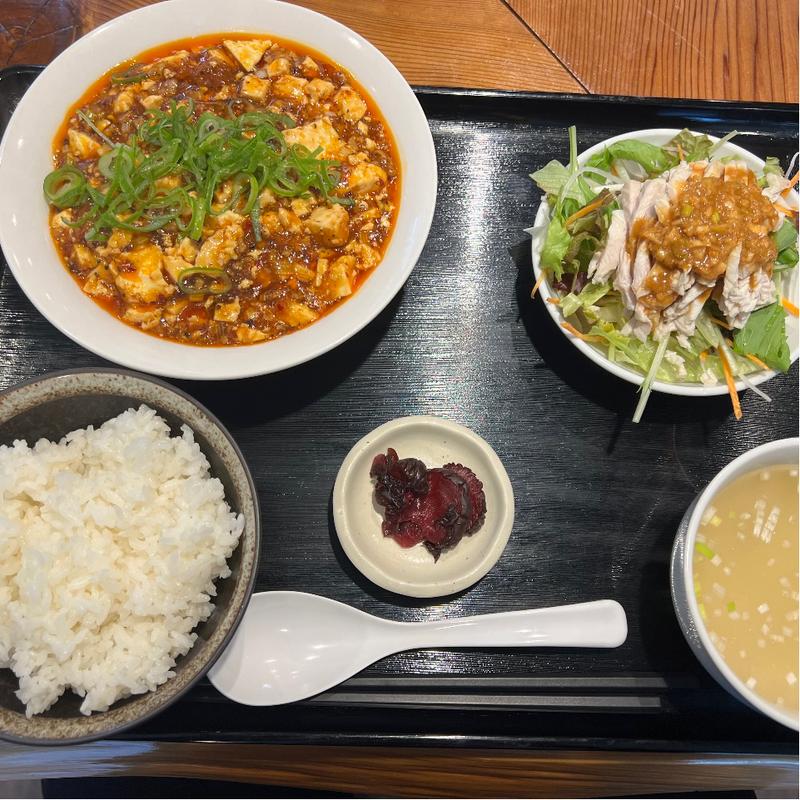 ランチセット(麻婆豆腐)(中華　丸)