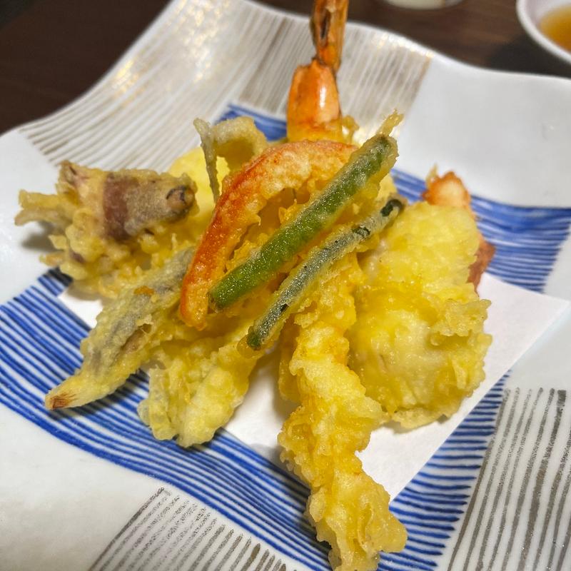 天ぷら盛り合わせ(かき田寿司割烹)