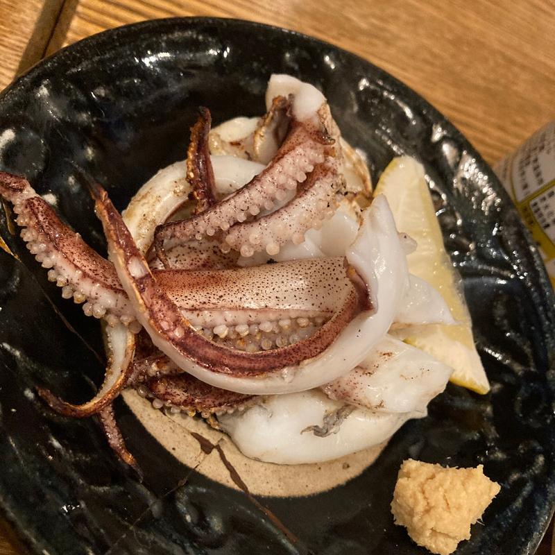 秋田　アオリイカゲソ焼き(皿然 （さらさ）)