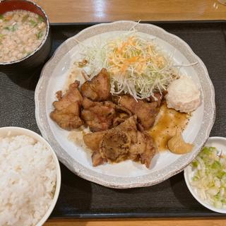 若鶏生姜焼き定食(台所家 館山店)