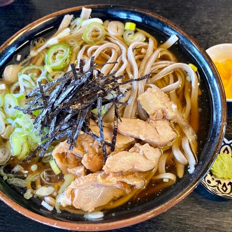 冷たい鳥そば(伊勢そば)