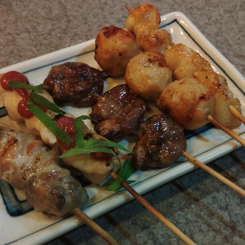 串盛り合わせ(八剣伝 京成曳舟店)