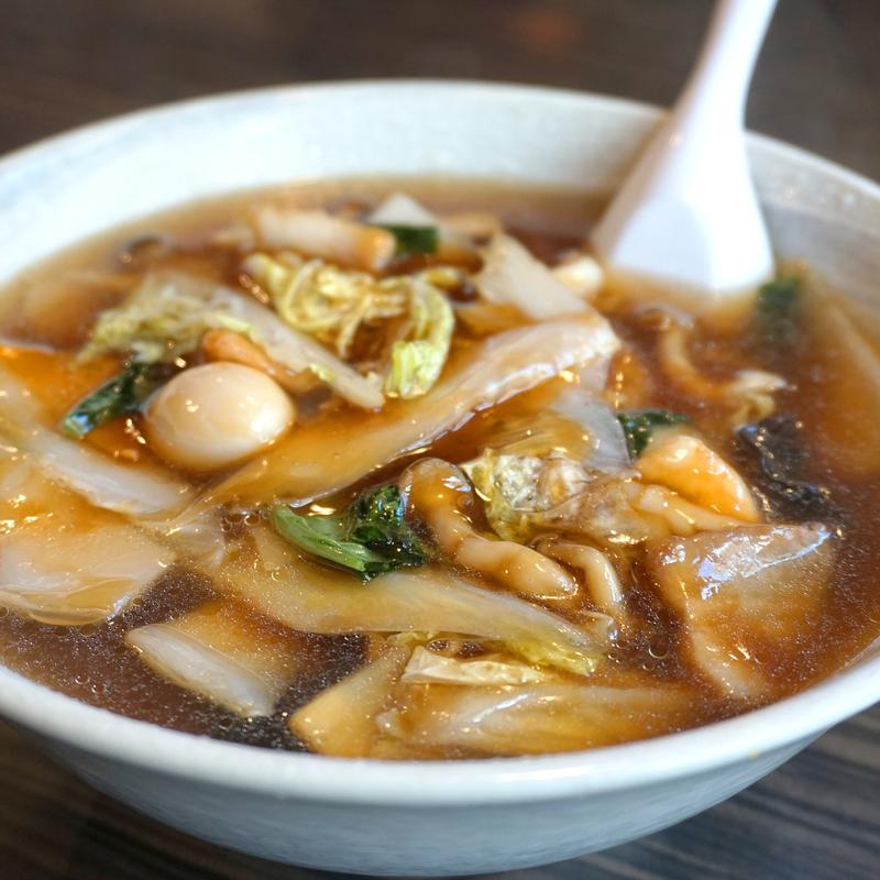 五目あんかけラーメン(上海料理 天恵楼)