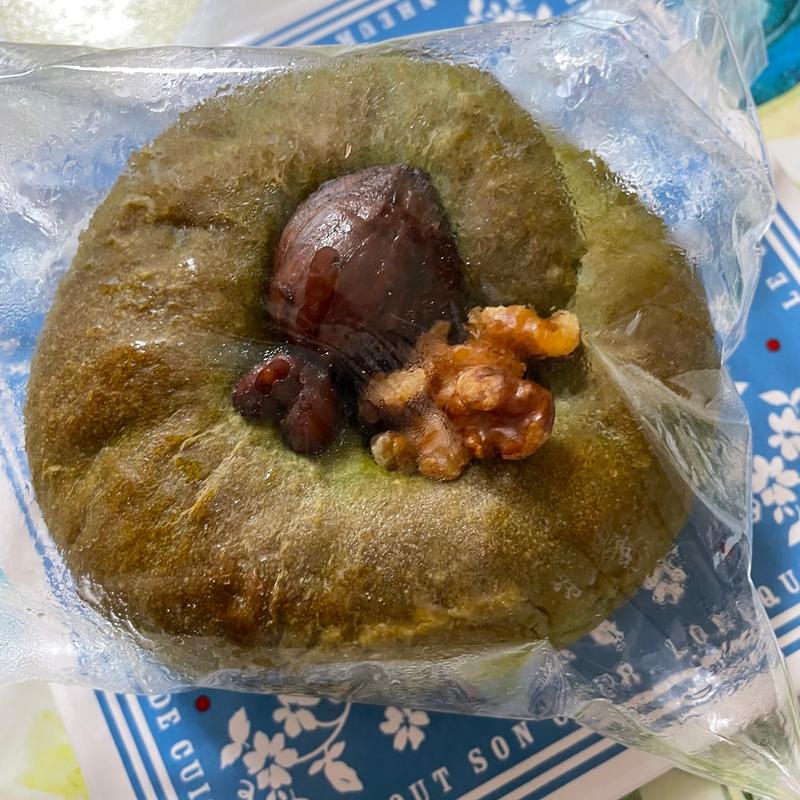 抹茶栗あんこ胡桃大納言(ouchipan)