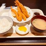 エビフライ定食(博多一番どり居食家あらい 厳原店 )