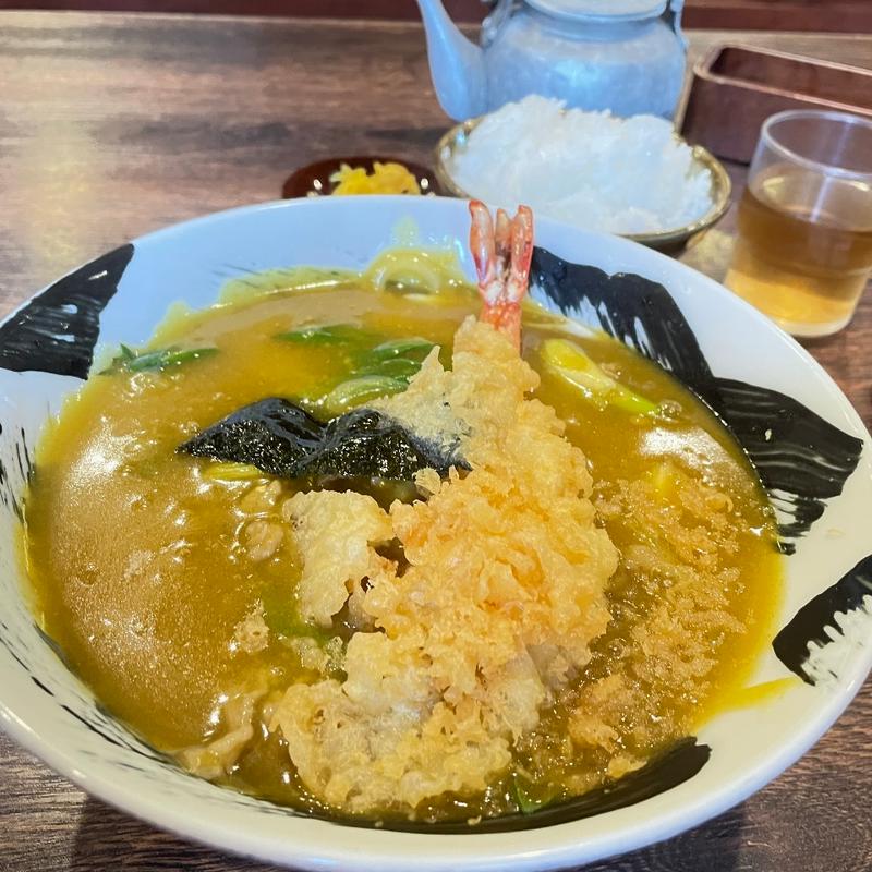 エビ天カレーうどん(げんき家)