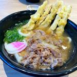 肉ごぼ天うどん(資さんうどん 岡山大元店)