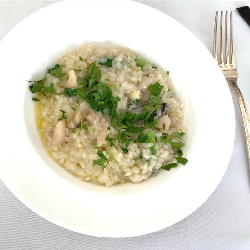 パスタランチで、リゾットも選べました(REGA BOSCO)