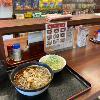 キノコ蕎麦+わさび菜天(みさわ)
